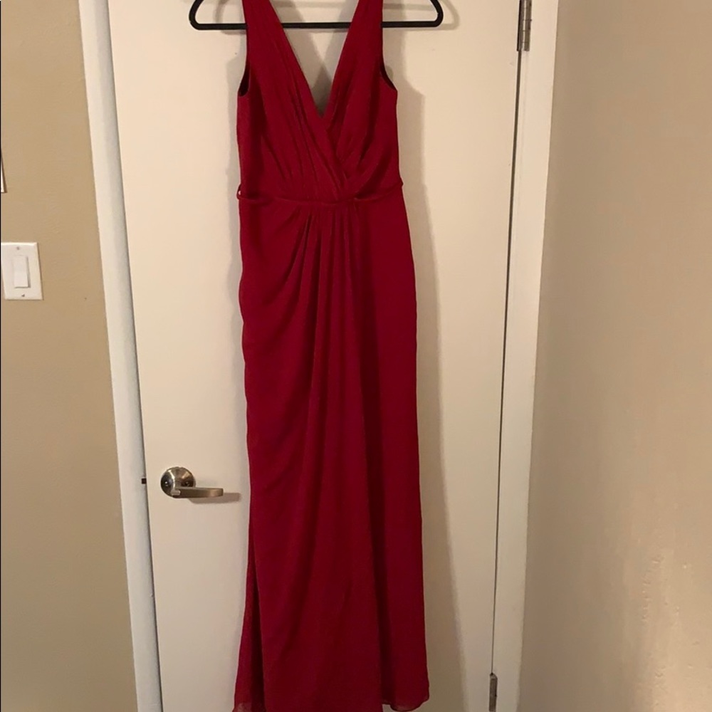 David’s bridal bridesmaid dress